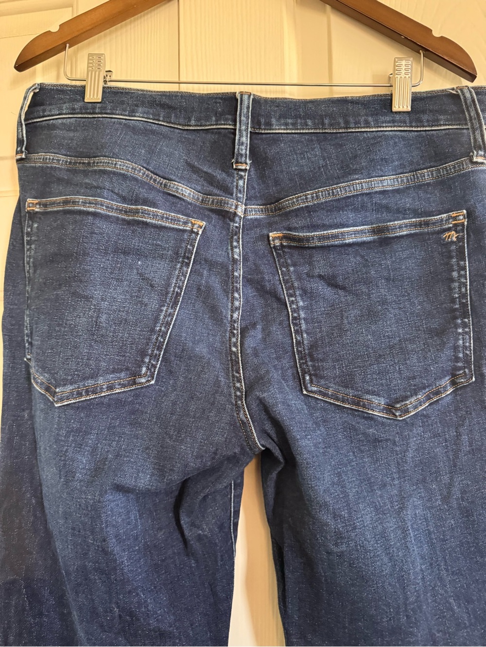 Madewell  Kick Out Classic Straight Jeans - Dark Blue -Sz 31 - Picture 10 of 14